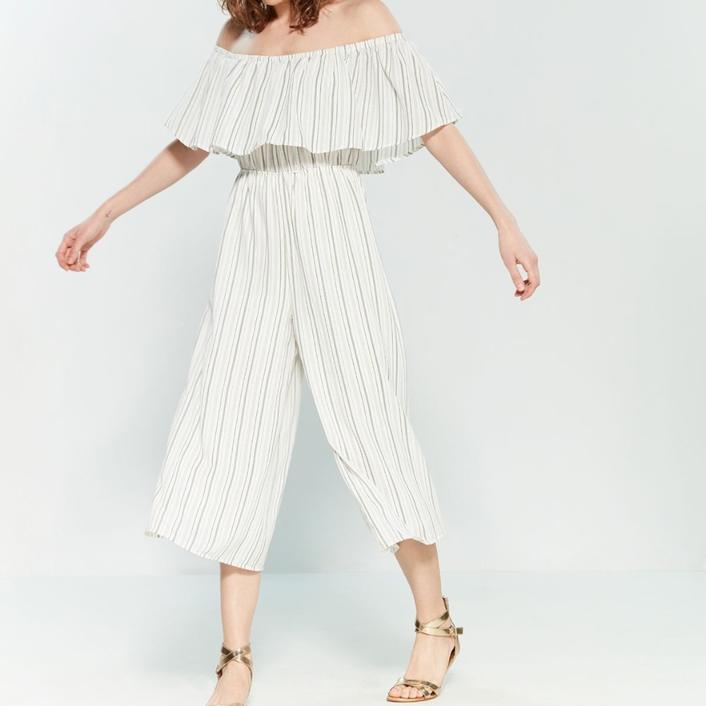 NWT SAGE THE LABEL Striped Jumpsuit MADE in USA